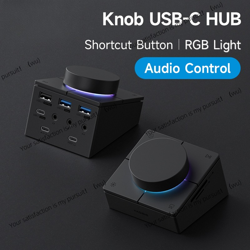 Usb C Docking Hub - USB C Hub With Shortcut Buttons