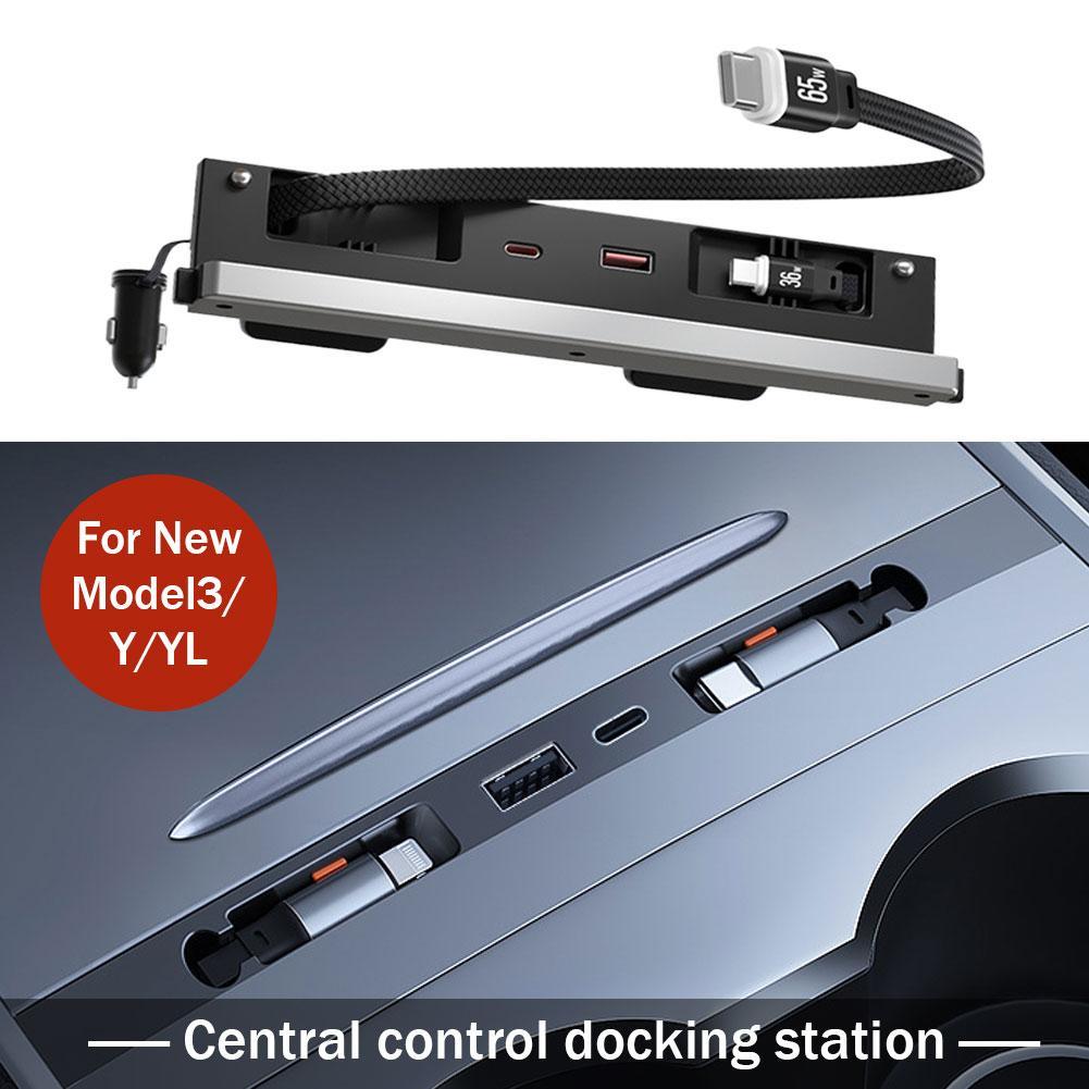 Usb C Docking Hub - Car Central Control Docking Station USB