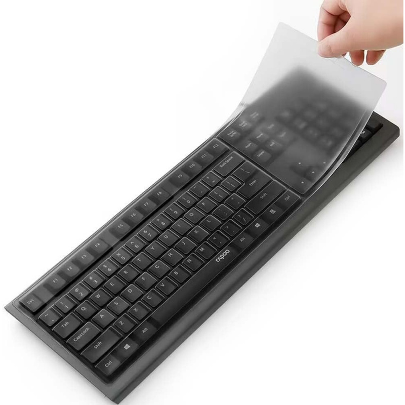 Keyboard Cover Silicone - Thin soft silicone keyboard protector, universal
