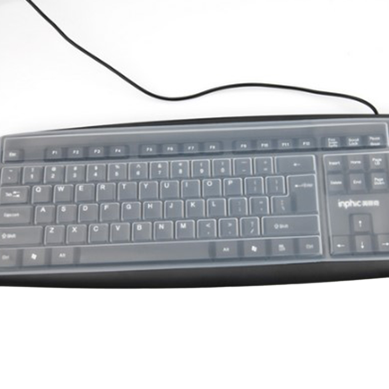 Keyboard Cover Silicone - ●Universal Dustproof Silicone Desktop Computer Keyboard