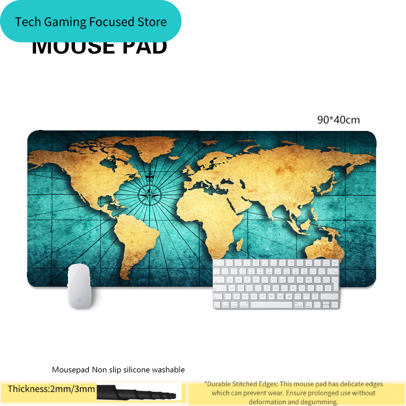 Mouse Pad World Map Mouse Pad  - Laptop Accessories World ulasan dan harga