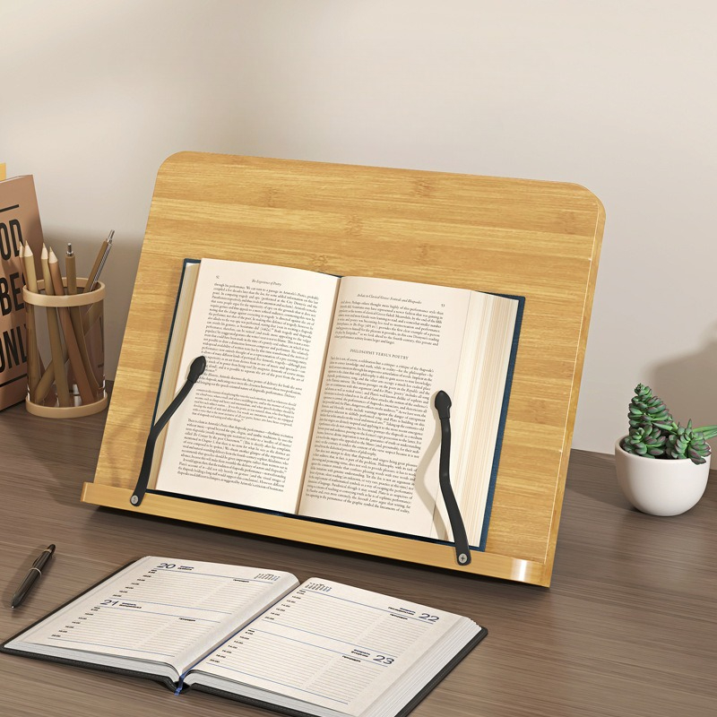 Wooden Reading Book Stand, Mul - Laptop Extra Accessories ulasan dan harga