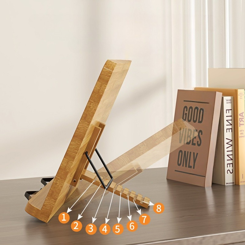 Wooden Reading Book Stand, Mul - Laptop Extra Accessories ulasan dan harga