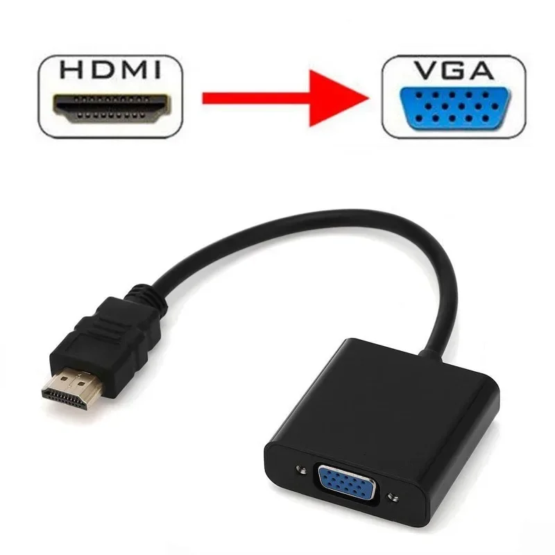 HDMI-compatible to VGA Adapter - Xbox Laptop Accessories ulasan dan harga