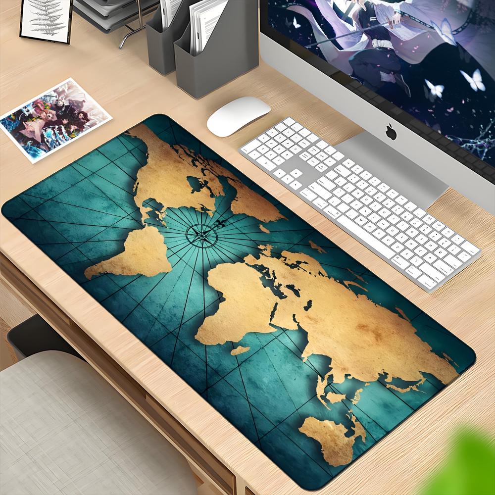 Mouse pad world map mouse pad  - Laptop Accessories World ulasan dan harga