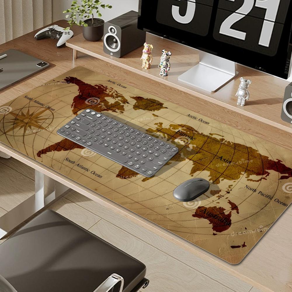 Mouse pad world map mouse pad  - Laptop Accessories World ulasan dan harga