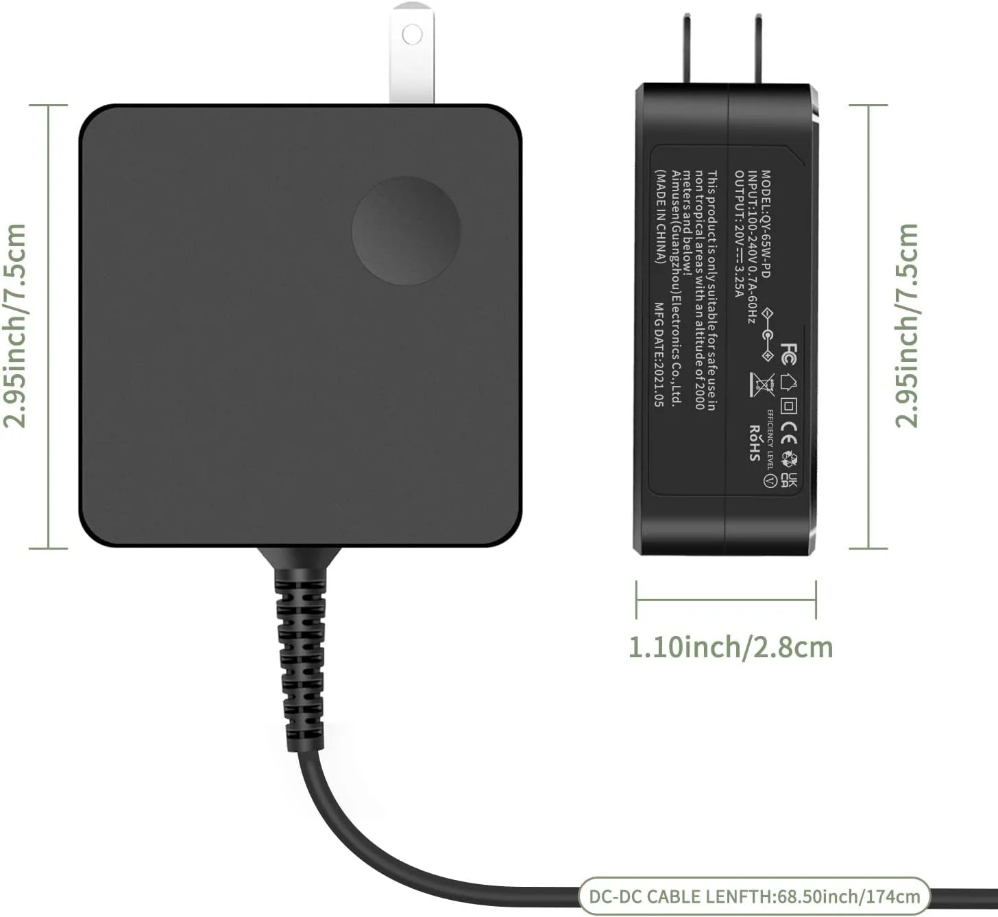 20V 3.25A 65W Laptop Ac Adapte - Laptop Accessories Shop ulasan dan harga