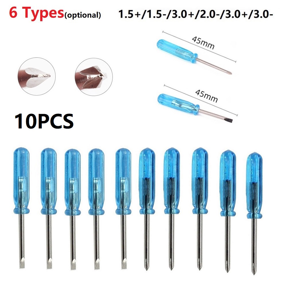 10pcs Mini Slotted Cross Screw - Xbox Laptop Accessories ulasan dan harga