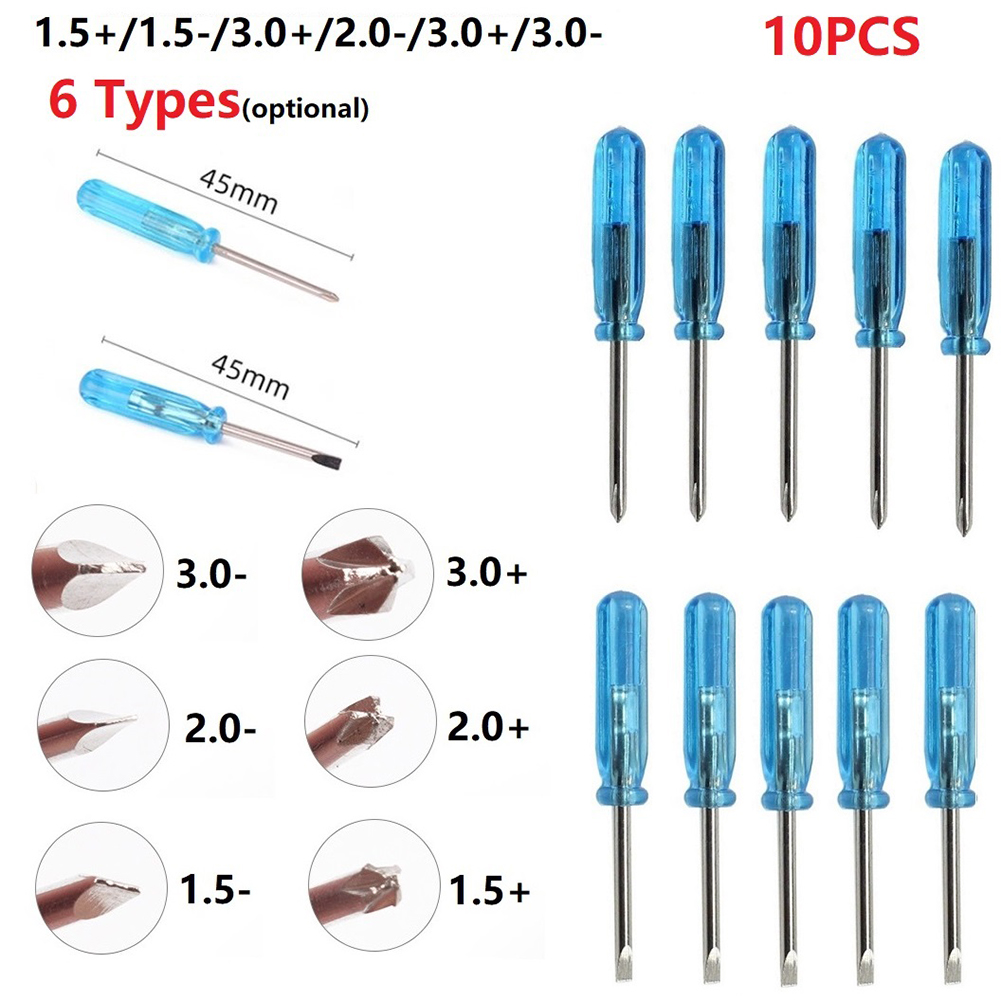 10pcs Mini Slotted Cross Screw - Xbox Laptop Accessories ulasan dan harga