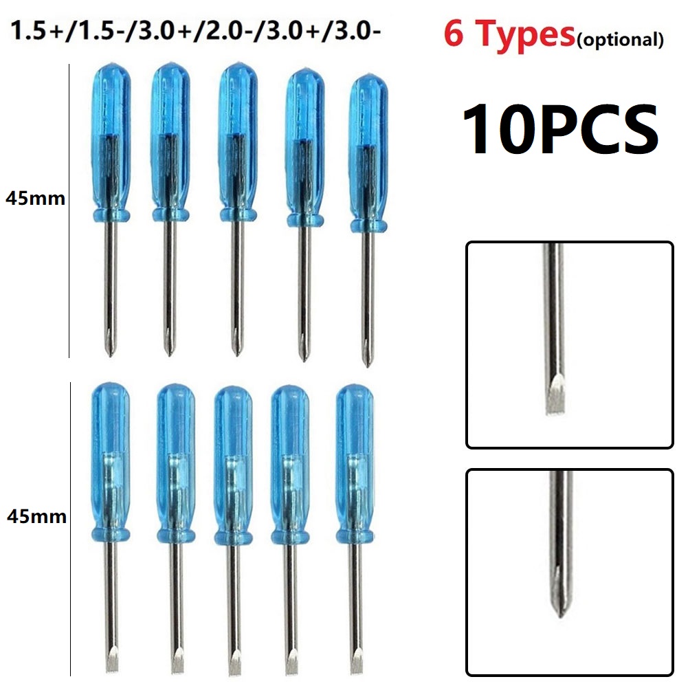 10pcs Mini Slotted Cross Screw - Xbox Laptop Accessories ulasan dan harga