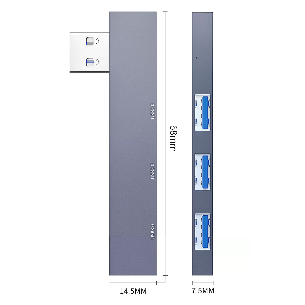 3 in 1 USB Docking Station OTG - Usb C Docking Hub ulasan dan harga