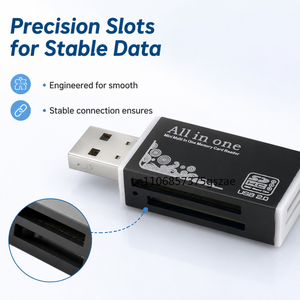 2 in 1 USB2.0 Card Reader Micr - Laptop Accessories World ulasan dan harga
