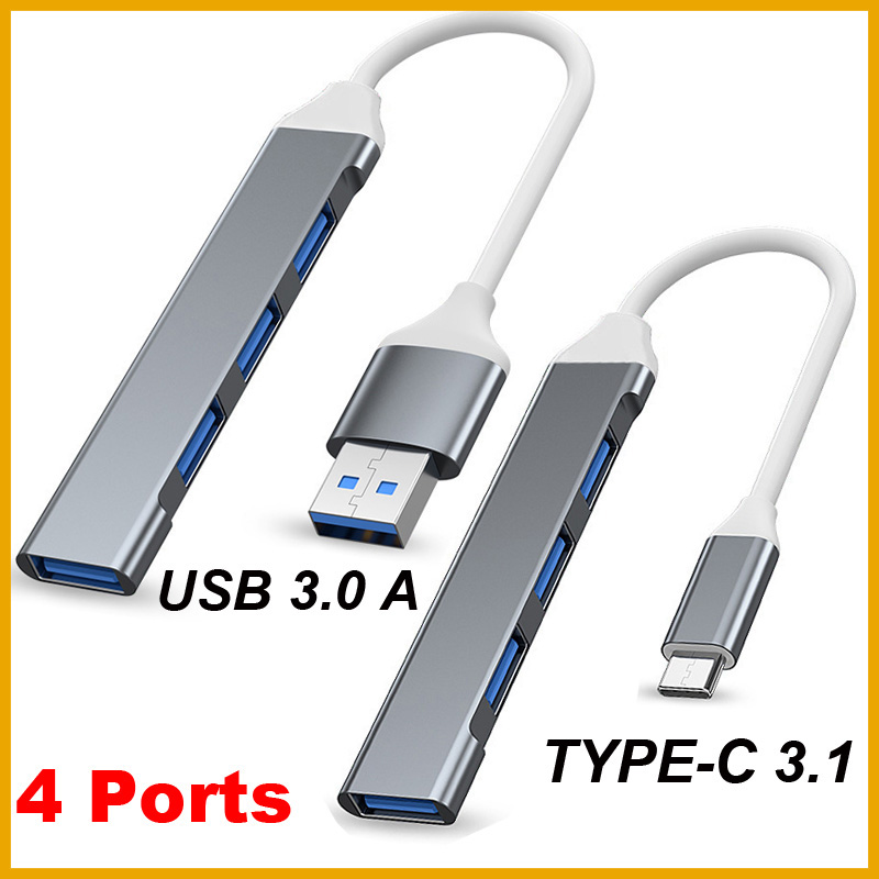 USB 3.0 TYPE-C 3.1 4 Port USB  - Usb C Docking Hub ulasan dan harga