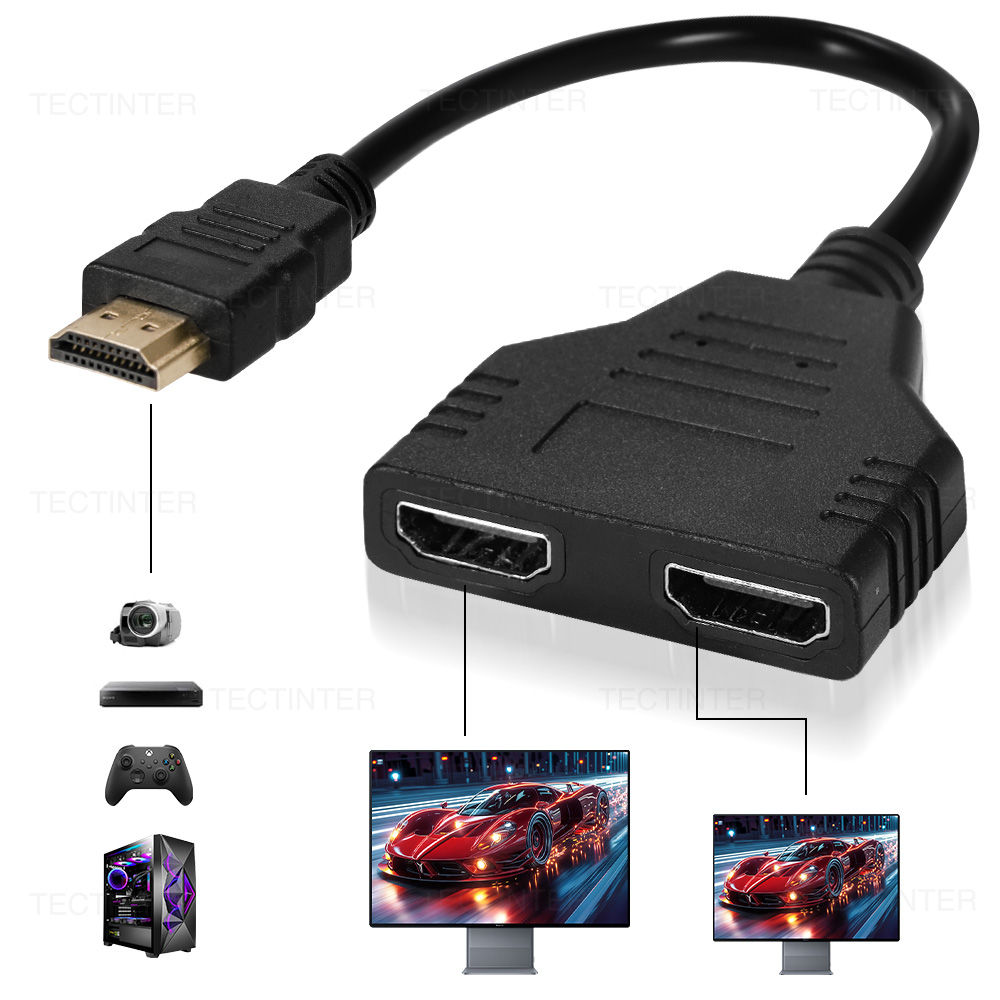 1080P 1 In 2 Out HDMI-compatib - Xbox Laptop Accessories ulasan dan harga