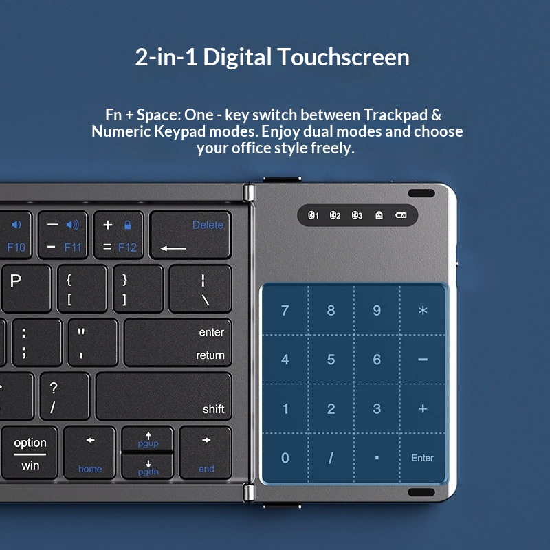 Mengzu Tri Fold Wireless Bluet - Laptop Extra Accessories ulasan dan harga