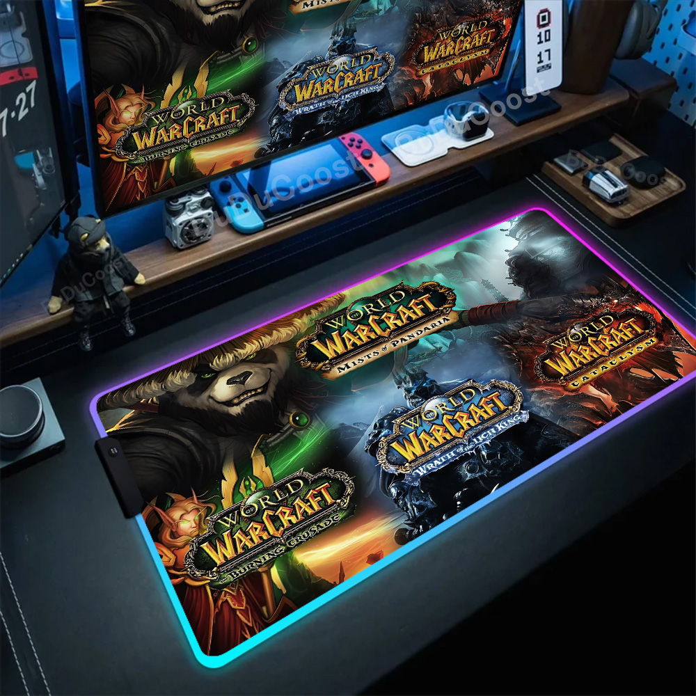 RGB Mouse Pad Game World Of Wa - Laptop Accessories World ulasan dan harga