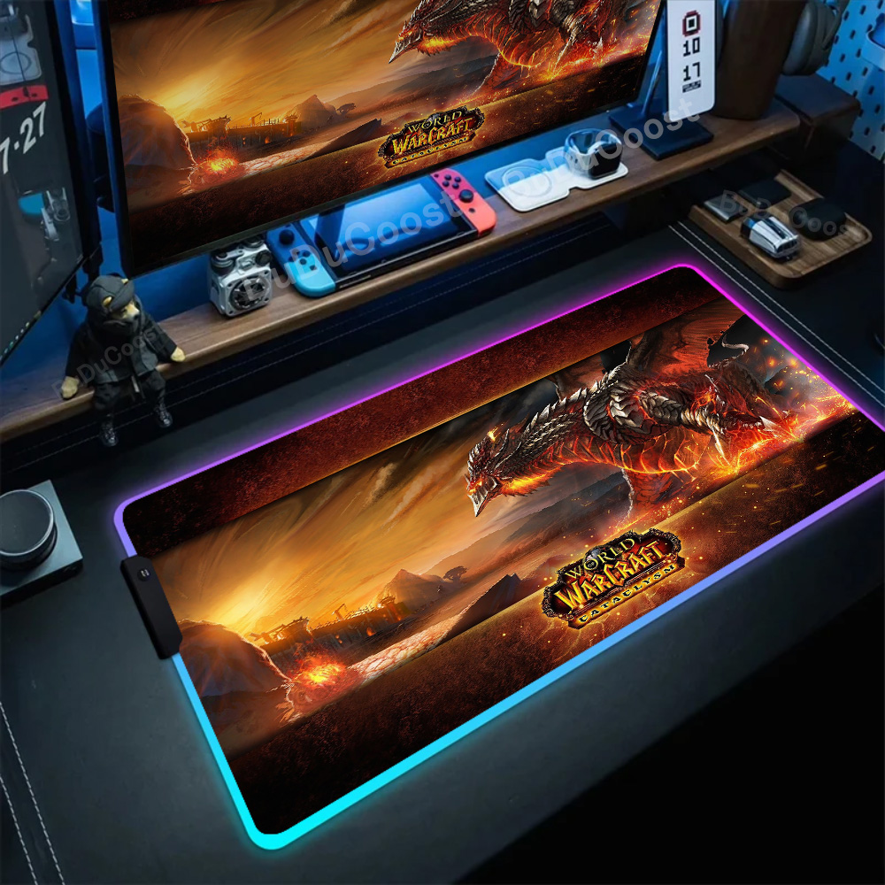 RGB Mouse Pad Game World Of Wa - Laptop Accessories World ulasan dan harga