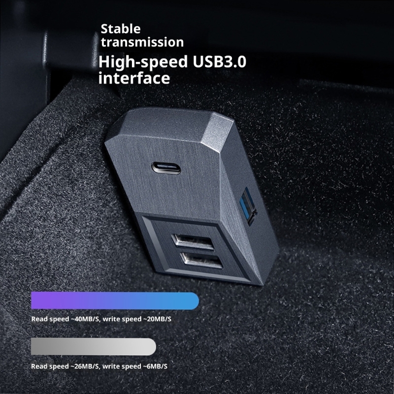 Glovebox USB Hub For Tesla Mod - Usb C Docking Hub ulasan dan harga