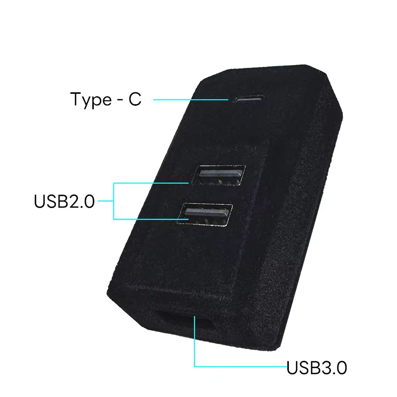 Glovebox USB Hub For Tesla Mod - Usb C Docking Hub ulasan dan harga