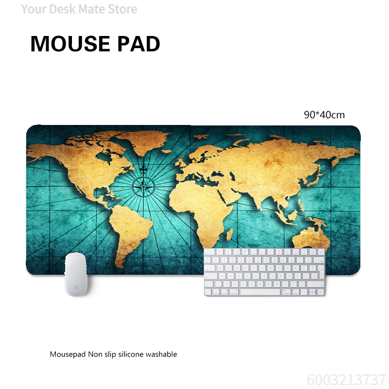 Mouse pad world map mouse pad  - Laptop Accessories World ulasan dan harga