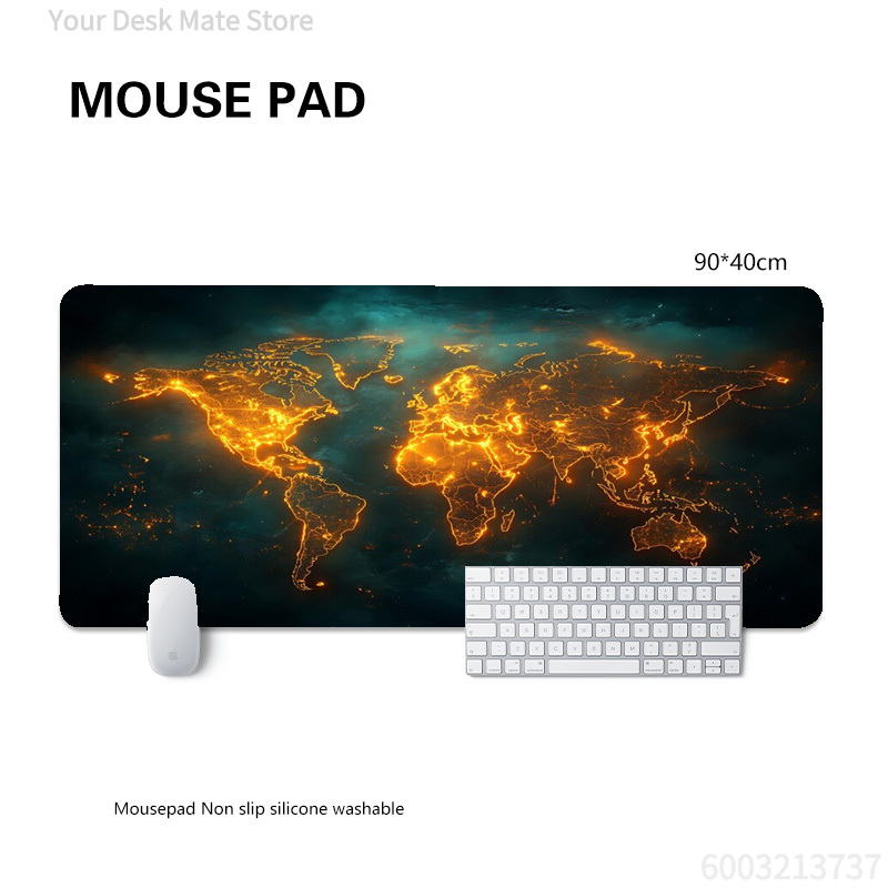 Mouse pad world map mouse pad  - Laptop Accessories World ulasan dan harga